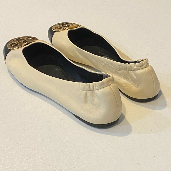 TORY BURCH Claire Cap Toe Ballet Flats - Picture 6 of 12